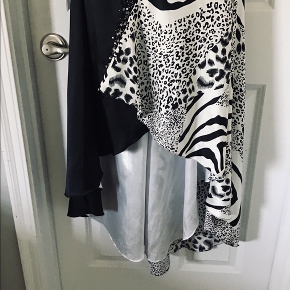 🦓 🐆🐅 Mixed animal print prom dress. - Picture 12 of 12